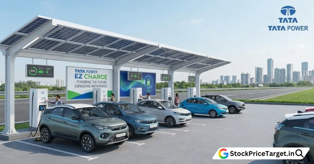 TATA Power EV charging infrastructure supporting future share price growth